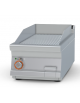 Fry-top elettrico rigato da banco - piastra cm 36x68, 1 zona di cottura - trifase Kw 7,5 - cm 40x90x28h