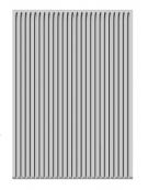Fry-top elettrico rigato da banco - piastra cm 36x68, 1 zona di cottura - trifase Kw 7,5 - cm 40x90x28h