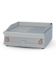 Fry-top elettrico da banco - 1/2 rigato + 1/2 liscio, piastra cm 76x68 - 2 zone di cottura - cm 80x90x90h