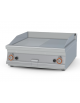 Fry-top a gas da banco - 1/2 rigato + 1/2 liscio cromato, piastra cm 76x68 - 2 zone di cottura - cm 80x90x90h