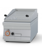 Griglie pietra lavica a gas - griglia in acciaio inox regolabile dim. cm 38x66 - cm 40x90x28h