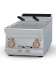 Friggitrice elettrica da banco - 2 vasche da Lt 8+8, cm 14,8x35,5x22,5h cad. - trifase Kw 12 - cm 40x90x28h