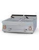 Friggitrice elettrica da banco - 2 vasche da Lt 13+13, cm 30,5x34x22,5h cad. - trifase Kw 21,9 - cm 40x90x28h