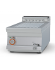 Griglia contact da banco - cottura diretta su resistenza in acciaio inox ribaltabile - trifase Kw 5,415 - cm 40x90x28h