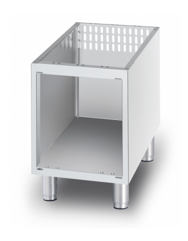 Base neutra in acciaio inox CrNi 18/10 AISI 304 porta non inclusa, cm 20x78,5x57h