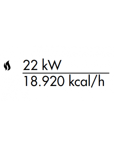 Tuttopiastra passante a gas su forno a gas passante statico, camera cm 55x98x34h - 2 vani neutri con porte - cm 110x110x90h