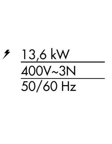 Tuttopiastra elettrico passante su mobile a giorno - 4 zone di cottura - cm 80x110x90h