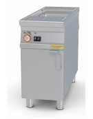 Cuocipasta elettrico, Lt 40, carico acqua automatico con sensore + scarico a pavimento - cm 40x110x90h (CESTI ESCLUSI)