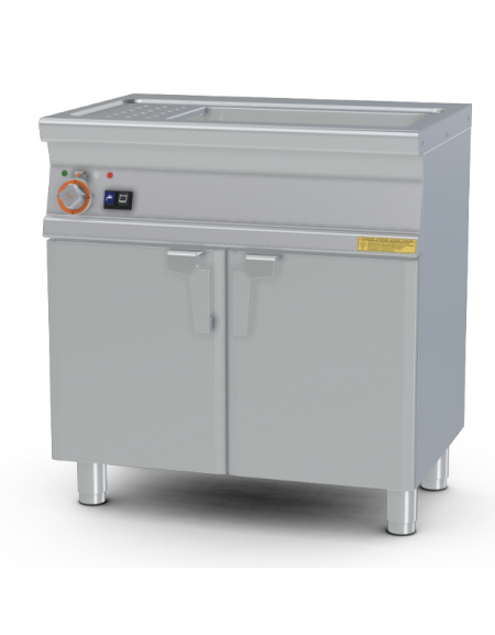 Cuocipasta elettrico, Lt 40, carico acqua automatico con sensore + scarico a pavimento - cm 80x55x90h (CESTI ESCLUSI)