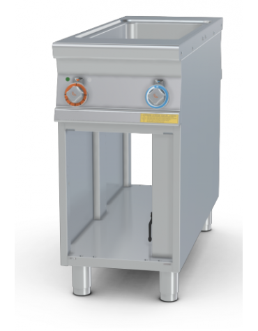Bagnomaria passante elettrico su mobile a giorno, 1 vasca per GN-1/1 + GN-1/3 cm 15h -  cm 40x110x90h