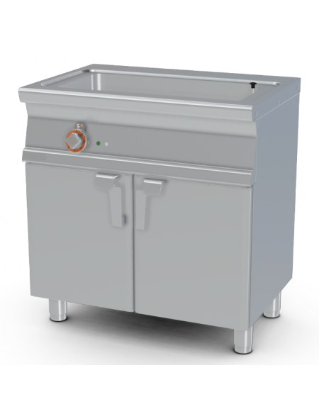 Brasieria elettrica fissa multifunzionale - vasca cm.64,5X32,5x10h - Kw 7,5 trifase - cm 80x55x90h