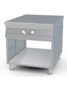 Piano lavoro passante in AISI 304 su mobile a giorno, 2 cassetti, 2 bacinelle GN-1/1 e 2 bacinelle GN-1/3 - cm 40x110x90h