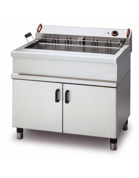 Friggitrice pasticceria a gas su mobile Litri 30 - cm 60x70x85h