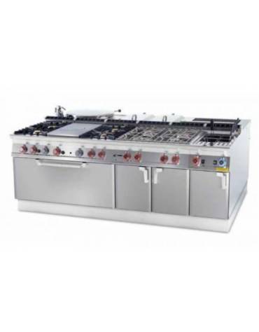 Friggitrice pasticceria a gas su mobile Litri 30 - cm 60x70x85h
