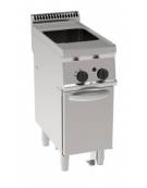 Cuocipasta a gas G2/3, in acciaio inox AISI 316, 1 vasca da 23 litri di capacità - cm 35x70x85h