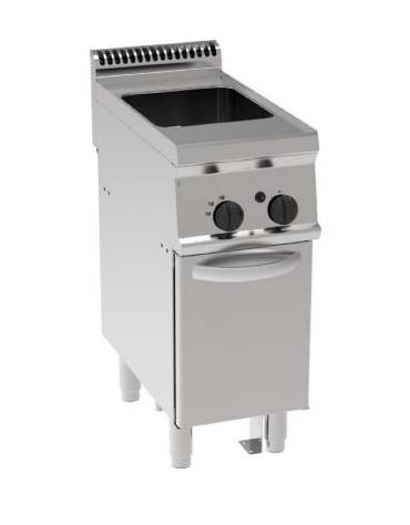 Cuocipasta a gas G2/3, in acciaio inox AISI 316, 1 vasca da 23 litri di capacità - cm 35x70x85h