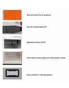 ARMADIO A DUE POSTI PER CAMERA DI DEGENZA