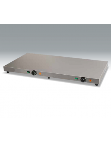 Piano caldo con superficie riscaldata in acciaio inox - potenza Watt 1200 - mm 1000x500x70h Piano caldo con superficie riscaldata in acciaio inox - potenza Watt 1200 - mm 1000x500x70h