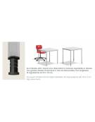 Banco monoposto regolabile trigrandezza - Sottopiano escluso - cm 70x50
