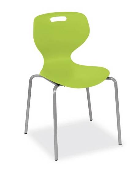 Sedia sovrapponibile imbottita