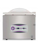Macchina sottovuoto a campana in acciaio inox AISI304, barra saldante mm 420- potenza Watt 750- dim. mm 430x430x220h