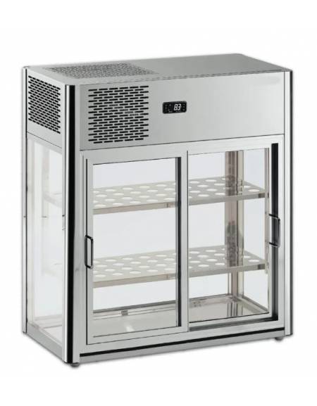 Vetrina refrigerata espositiva ventilata L. 800 x P. 410 x A. 920 -