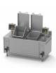 Cuocipasta cuocitore automatico a gas a due cesti da Lt 220+220 - cm 250x100x90h