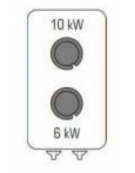 Cucina a gas 2 fuochi su vano aperto in acciaio Inox con piano ermetico - potenza fuochi 1x6kw + 1x10kw - cm 40x90x90h