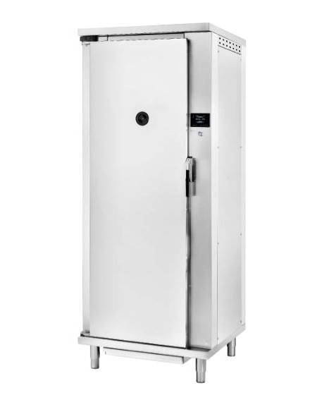 ARMADIO PORTATEGLIE RISCALDATO CON ANTA BATTENTE TAMBURATA - CELLA DI LIEVITAZIONE CON UMIDIFICATORE - CM. 70X70X200H