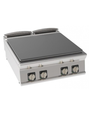 Piano di cottura tuttopiastra elettrico trifase-14kw cm 77x68,4 - cm 80x90x28h
