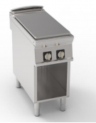 Tuttapiastra elettrico su vano aperto - 2 zone cottura, piastra cm 37,4x72 - potenza totale 7Kw trifase - cm 40x90x90h