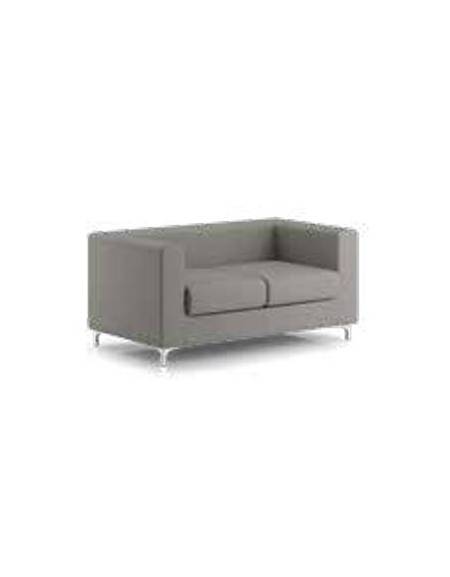 Divano attesa 3 posti con struttura portante in multistrato cm 176x77x77h
