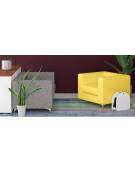 Poltrona attesa 1 posto con struttura portante in multistrato cm 68x72x87h