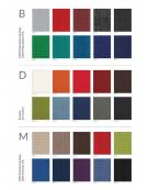 Poltrona attesa 1 posto con struttura portante in multistrato cm 68x72x87h