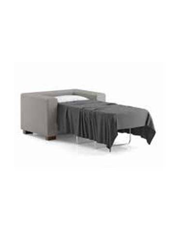 Poltrona attesa 1 posto con struttura portante in multistrato cm 68x72x87h