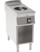 Piano di cottura elettrico ad induzione Wok su vano aperto, 1 zona cottura - 5 Kw trifase - cm 40x90x90h