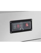 Espositore refrigerato ventilato da banco, vetri dritti - capacità 101 litri - 0° C/ + 12° C - mm 805x438x769h