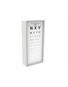 Ottotipo luminoso con schermo costruito in acrilico - cm 29.5x12x67,5h