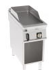 Fry-Top elettrico su vano aperto, 1 zona cottura, piastra liscia cm 34,9x69,8, trifase  Kw 6 - cm 40x90x90h