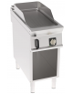Fry-Top elettrico su vano aperto, 1 zona cottura, piastra rigata cm 34,9x69,8, trifase  Kw 6 - cm 40x90x90h