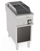 Griglia elettrica a contatto con acqua su vano aperto, superficie di cottura cm 27,6x64 - potenza 5,4 Kw - cm 40x90x90h