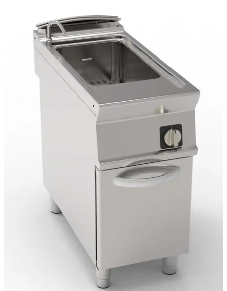 Cuocipasta a gas,1 vasca GN1/1 AISI 316 da 40 litri di capacità - potenza totale 15 kw - cm 40x90x90h