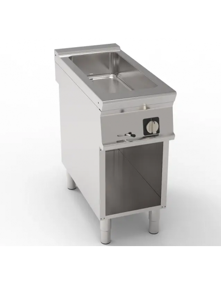 Bagnomaria elettrico da banco trifase - 3kw su vano aperto, 1 vasca AISI 304 - GN1/3 dim. cm 30,8x68,6x16h - cm 40x90x90h Bagnomaria elettrico da banco trifase - 3kw su vano aperto, 1 vasca AISI 304 - GN1/3 dim. cm 30,8x68,6x16h - cm 40x90x90h