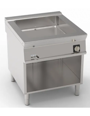 Bagnomaria elettrico da banco trifase - 4,5 kw su vano aperto, 1 vasca AISI 304 - GN1/3 dim. cm 63x68,6x16h - cm 80x90x90h