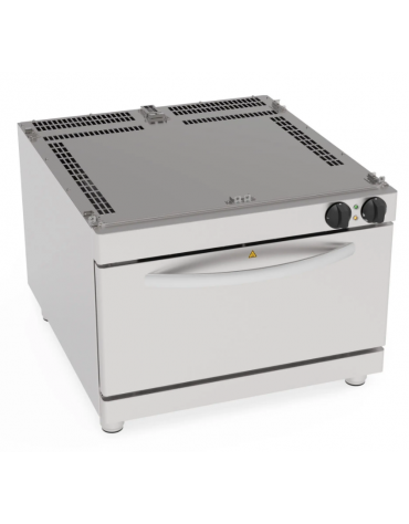 Base forno elettrico ventilato - camera cm 57,5x51,5x30h, capacità teglie 5xGN1/1 - trifase Kw 5 - cm 80x90x60h