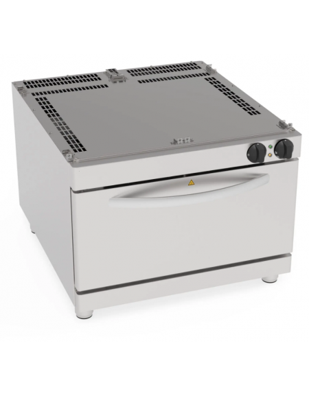 Base Forno elettrico statico* GN 2/1 trifase - 5,3 kw, dim. camera cm 57,5x65x30h - cm 80x90x60h