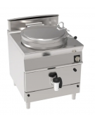 Pentola a gas diretta - 1 vasca in AISI 316, capacità Lt 100, dim. vasca cm Ø60xh41,5 - potenza totale Kw 21 - cm 80x90x90h