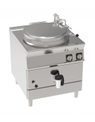 Pentola elettrica INDIRETTA trifase-16kw, 1 vasca capacità 100 Lt. cm Ø60xh41,5 - dim tot. cm 80x90x90h