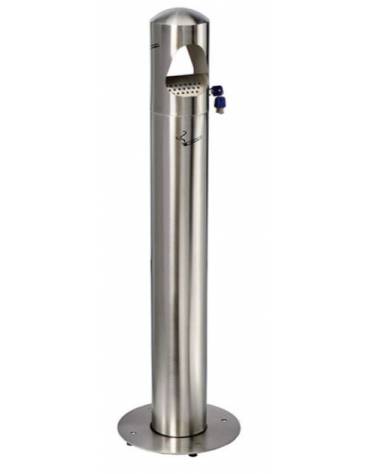 Posacenere a colonna laccato grigio antracite - Ø cm 30x70 h