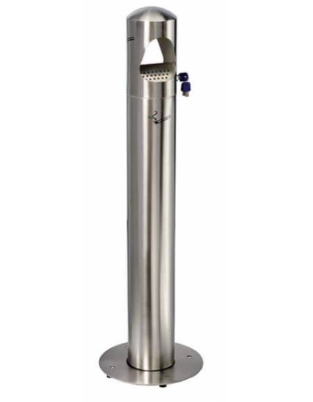 Posacenere a colonna laccato grigio antracite - Ø cm 30x70 h